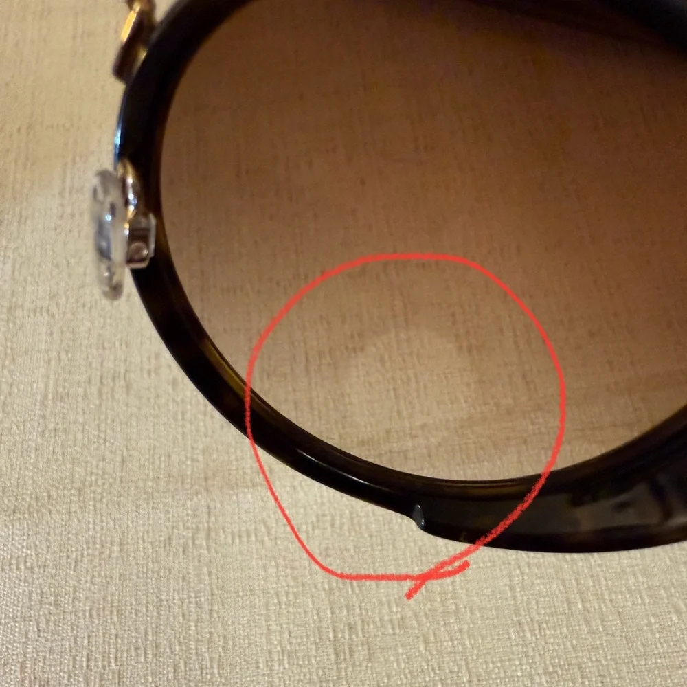 Bebe Tortoise Sunglasses BB7213 (214) with flaws